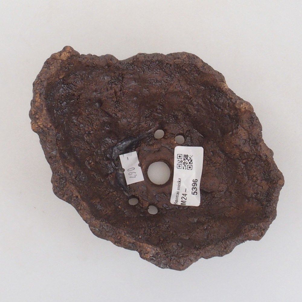 Keramisch Schelp 13 x 10,5 x 12,5 cm , kleur bruin