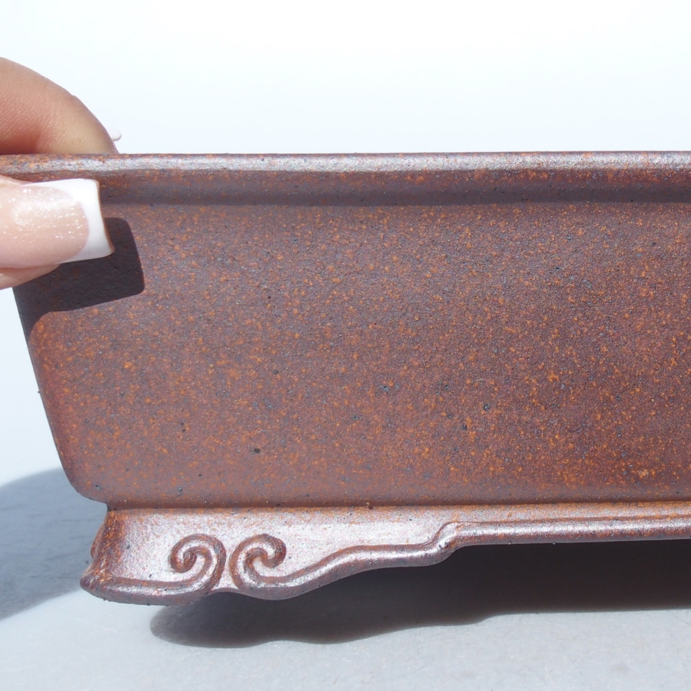 Kom 21 x 17 x 7 cm bruin