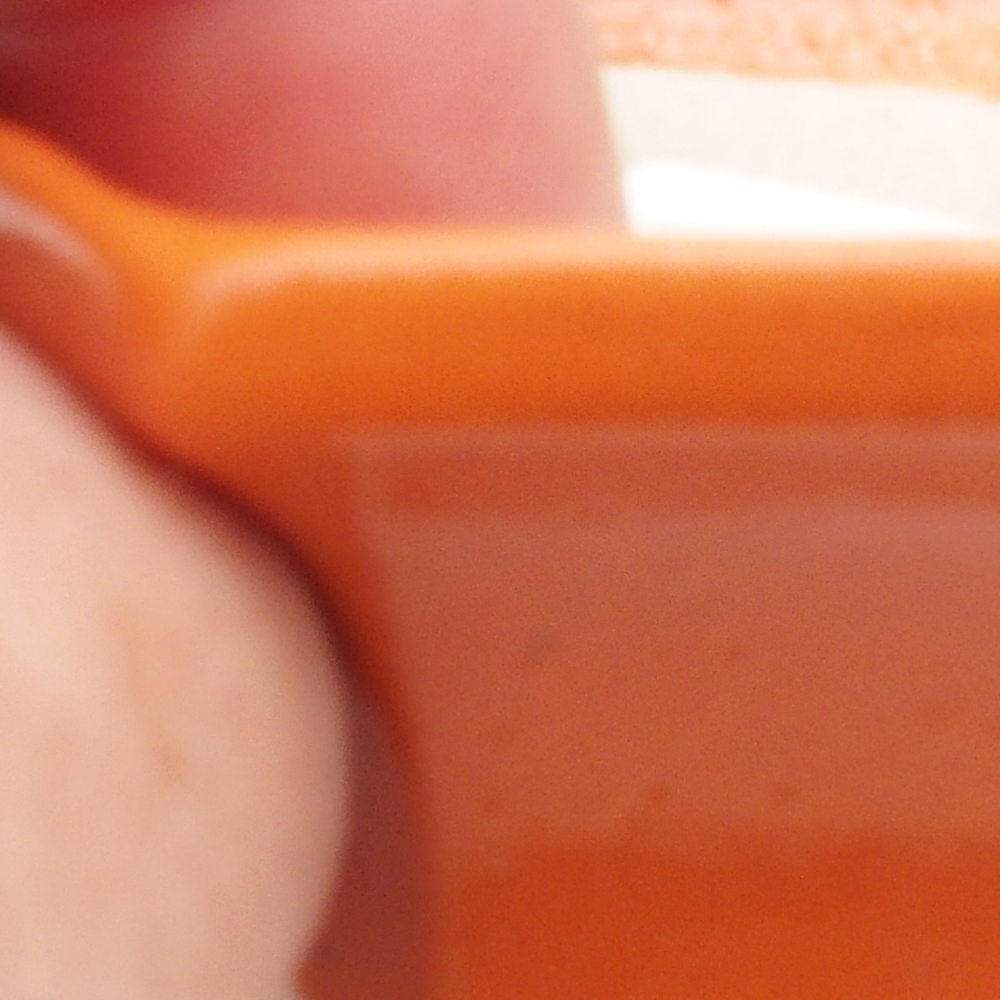 Mini bonsaischaal 5 x 4,5 x 2,5 cm, oranje
