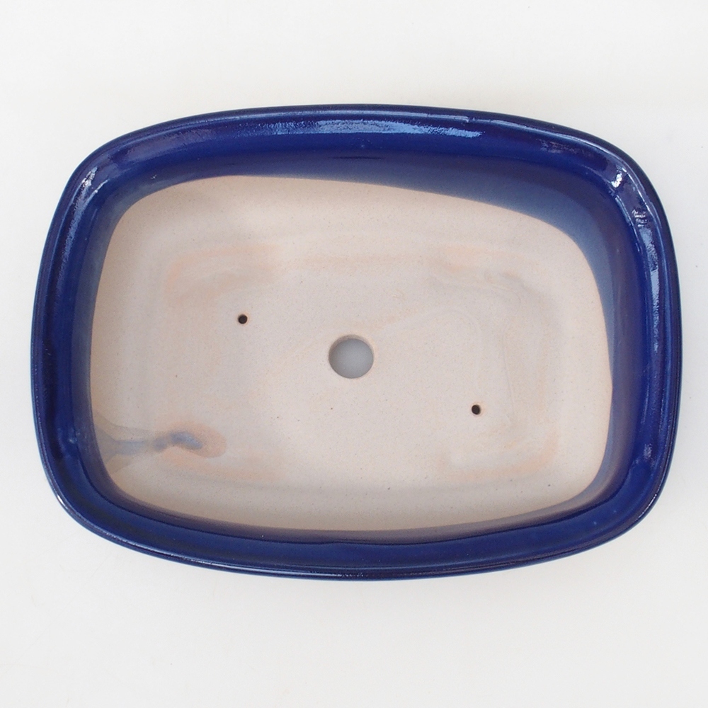 Bonsaischaal H09 - 30 x 23 x 7,5 cm - blauw