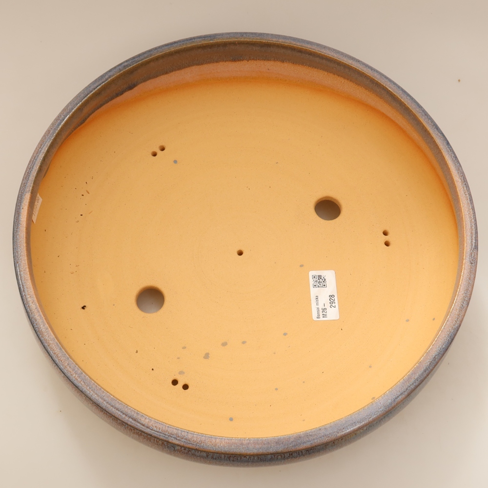 Keramische bonsaipot 32,5 x 32,5 x 8 cm, kleur blauw – ALLEEN AFHALING of transport op pallet