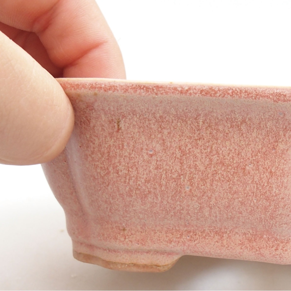 Bonsaischaal van keramiek 22 x 17 x 5 cm, groen