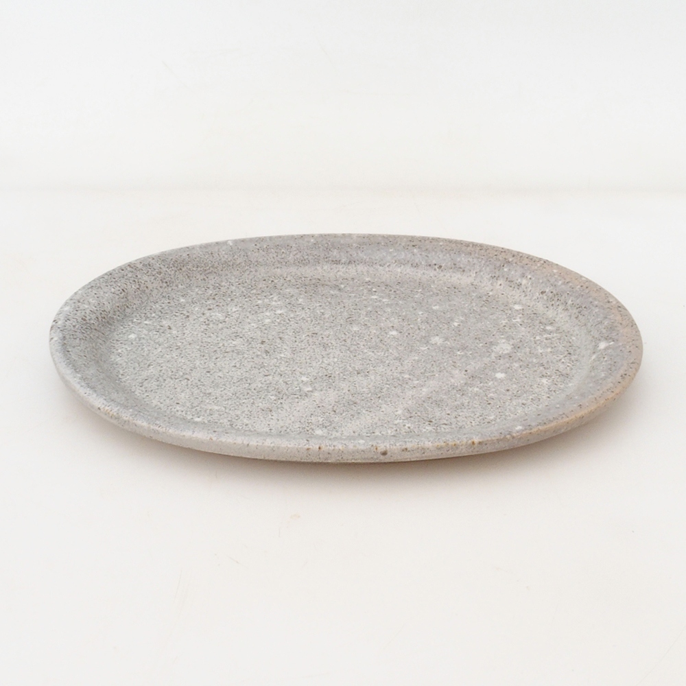 Bonsai ovalen schotel S - 20 x 16,5 x 1,5 cm - beige