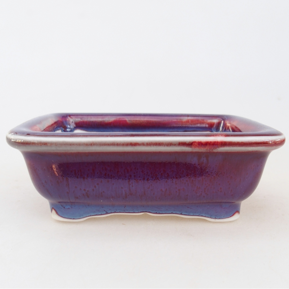 Mini bonsaischaal 10 x 8 x 3,5 cm, kleur paars