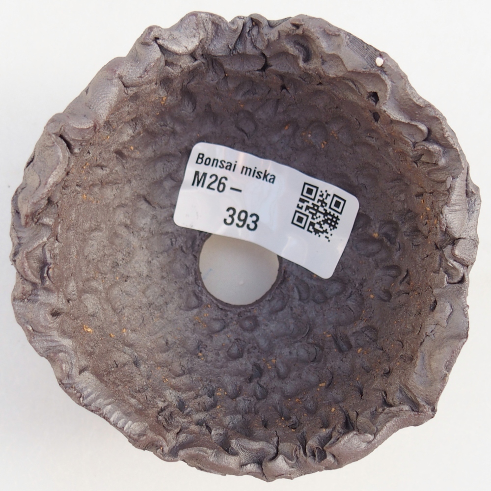 Keramische schaal 9 x 9 x 6,5 cm , metaalkleur