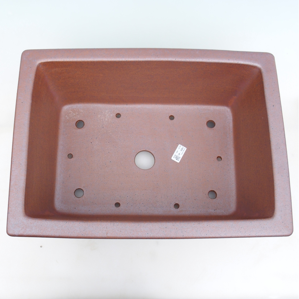 Bonsaischaal van keramiek 51 x 37,5 x 20 cm , metaalkleur - UITSLUITEND PERSOONLIJKE AFHAAL of transport per pallet