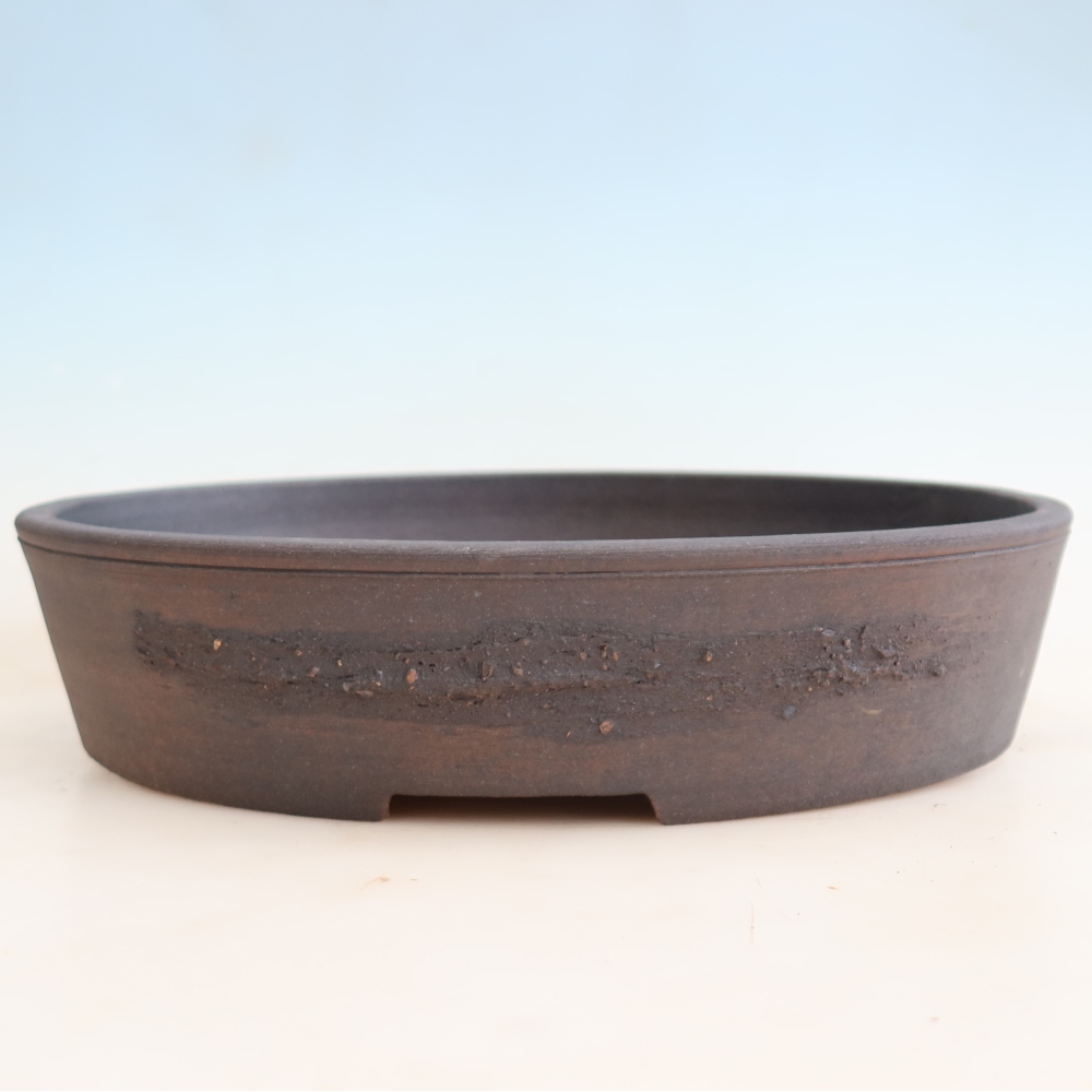 Keramische bonsaipot 37,5 x 30,5 x 8 cm, kleur bruin