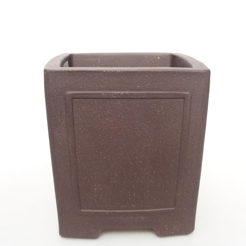 Kom 9 x 9 x 10 cm bruin
