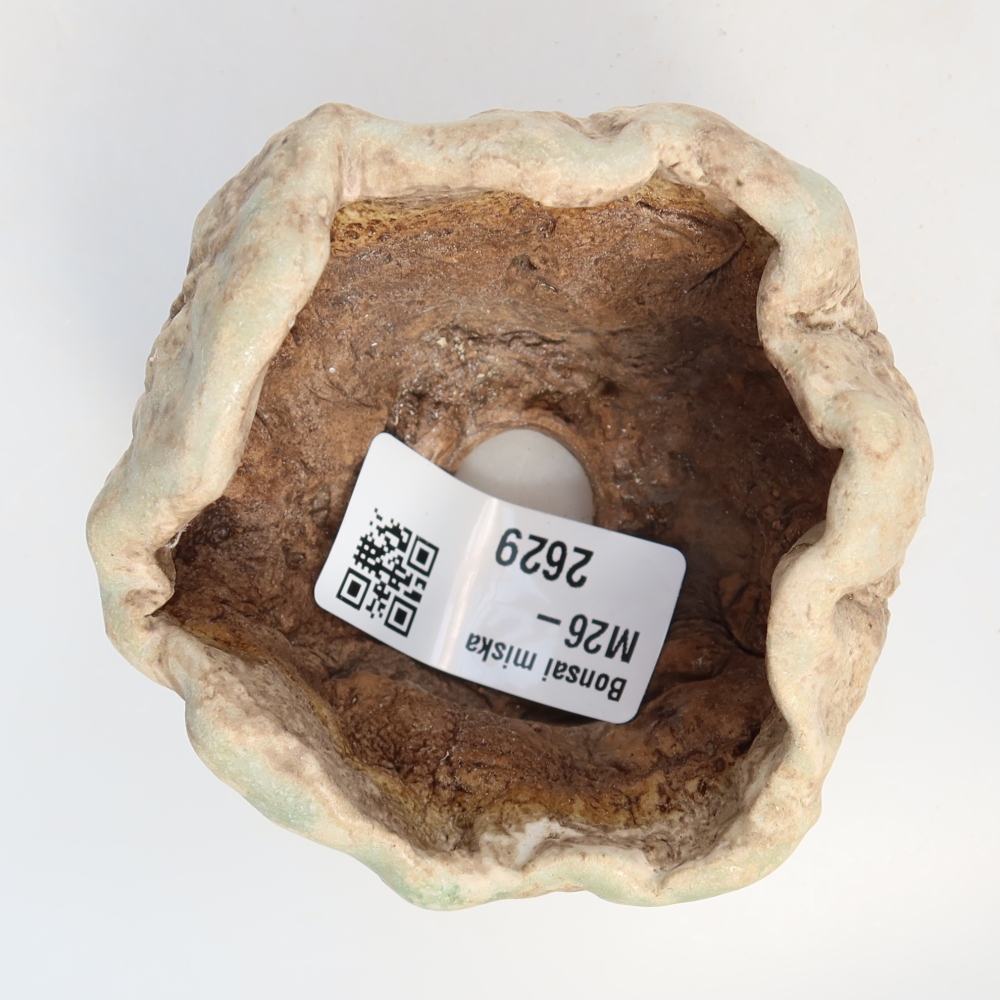 Keramische schaal  8 x 7 x 5,5 cm, kleur groen