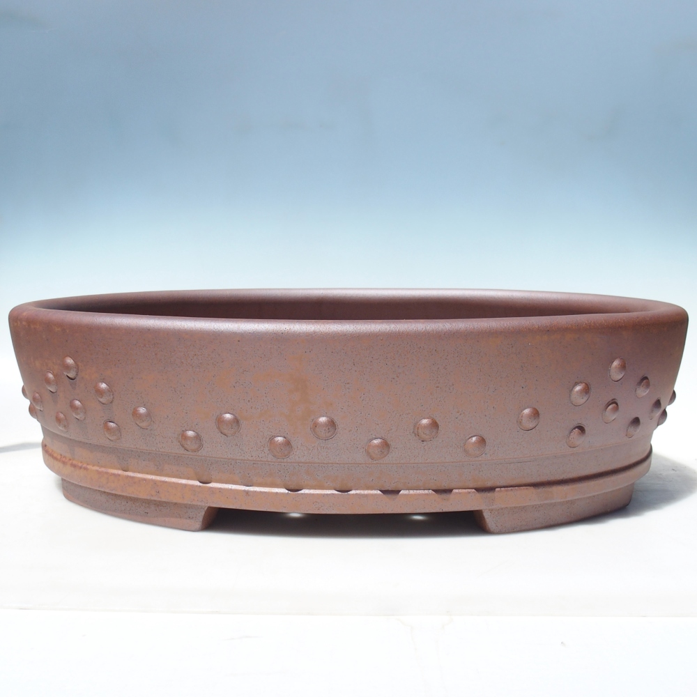 Schaal 61 x 49 x 11,5 cm bruin - UITSLUITEND PERSOONLIJK AFHALEN OF PALLETVERVOER