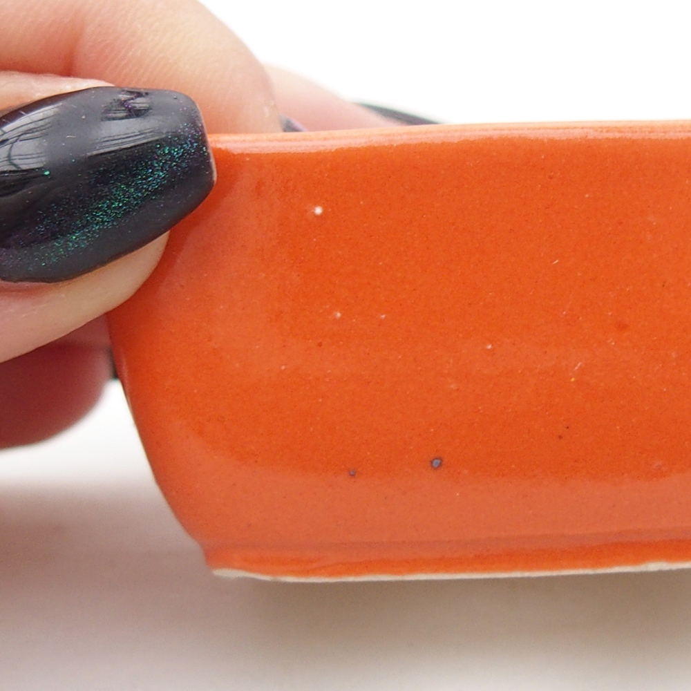 Mini bonsaischaal 6 x 4,5 x 3 cm, oranje