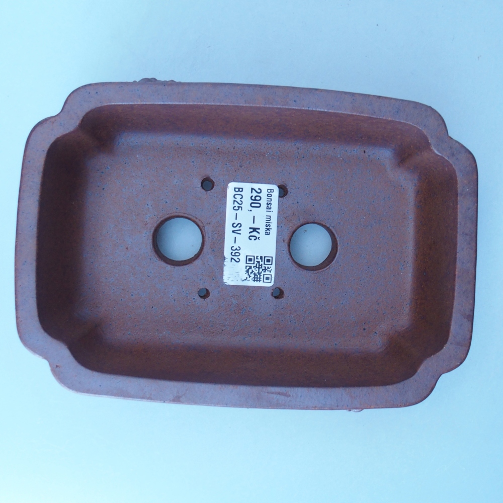 Kom 16 x 11 x 6 cm bruin