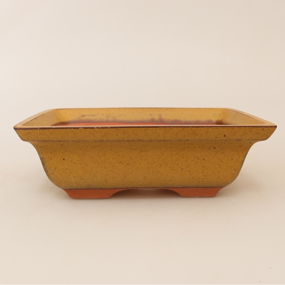 Keramische schaal  14,5 x 10 x 5 cm, kleur: geel