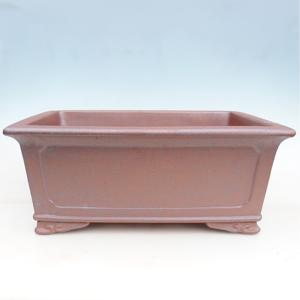 Bonsaischaal van keramiek 51 x 38 x 21 cm , metaalkleur - UITSLUITEND PERSOONLIJKE AFHANG of transport per pallet