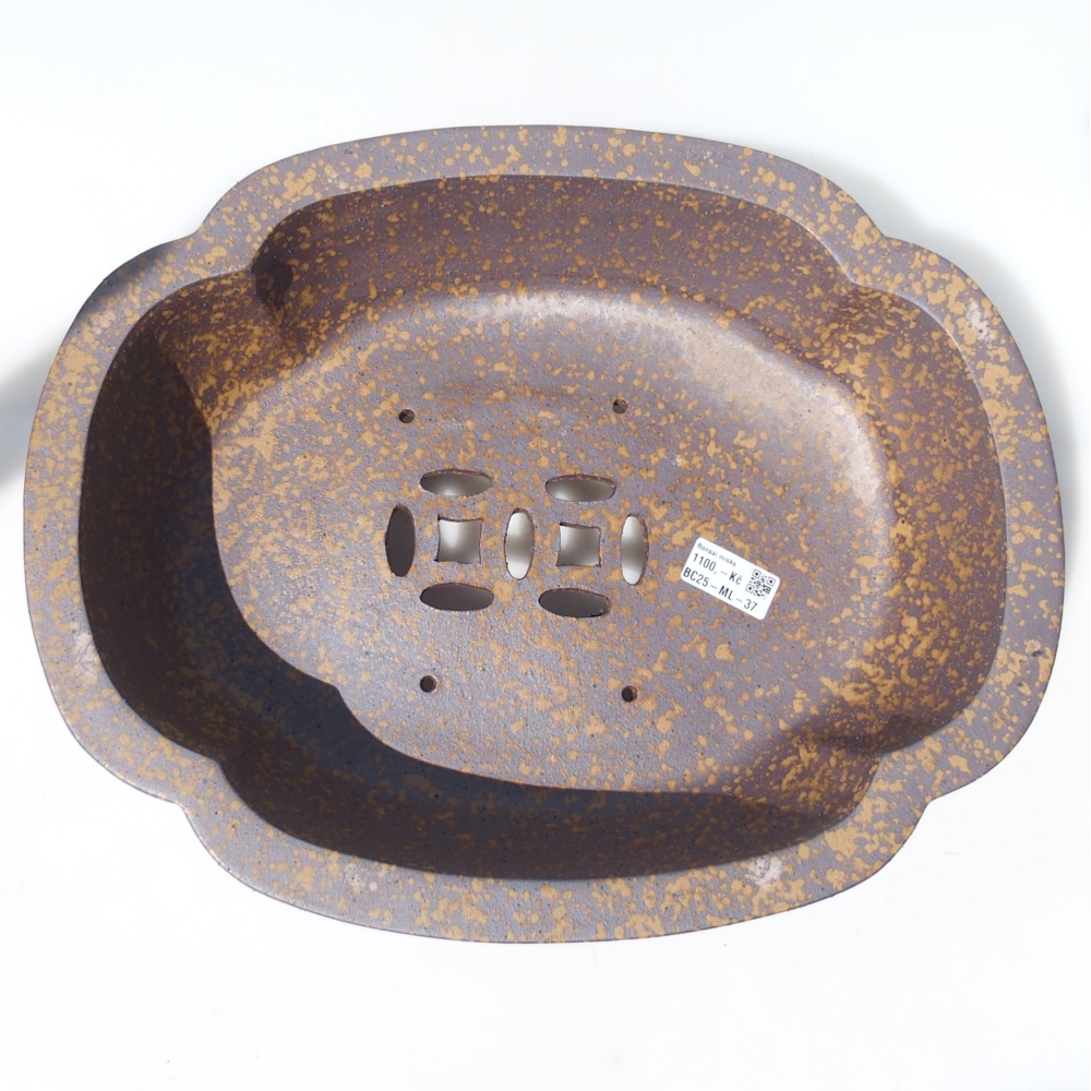 Kom 40 x 32 x 12 cm bruin