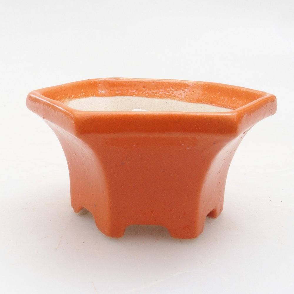Mini bonsaischaal 5 x 4,5 x 2,5 cm, oranje