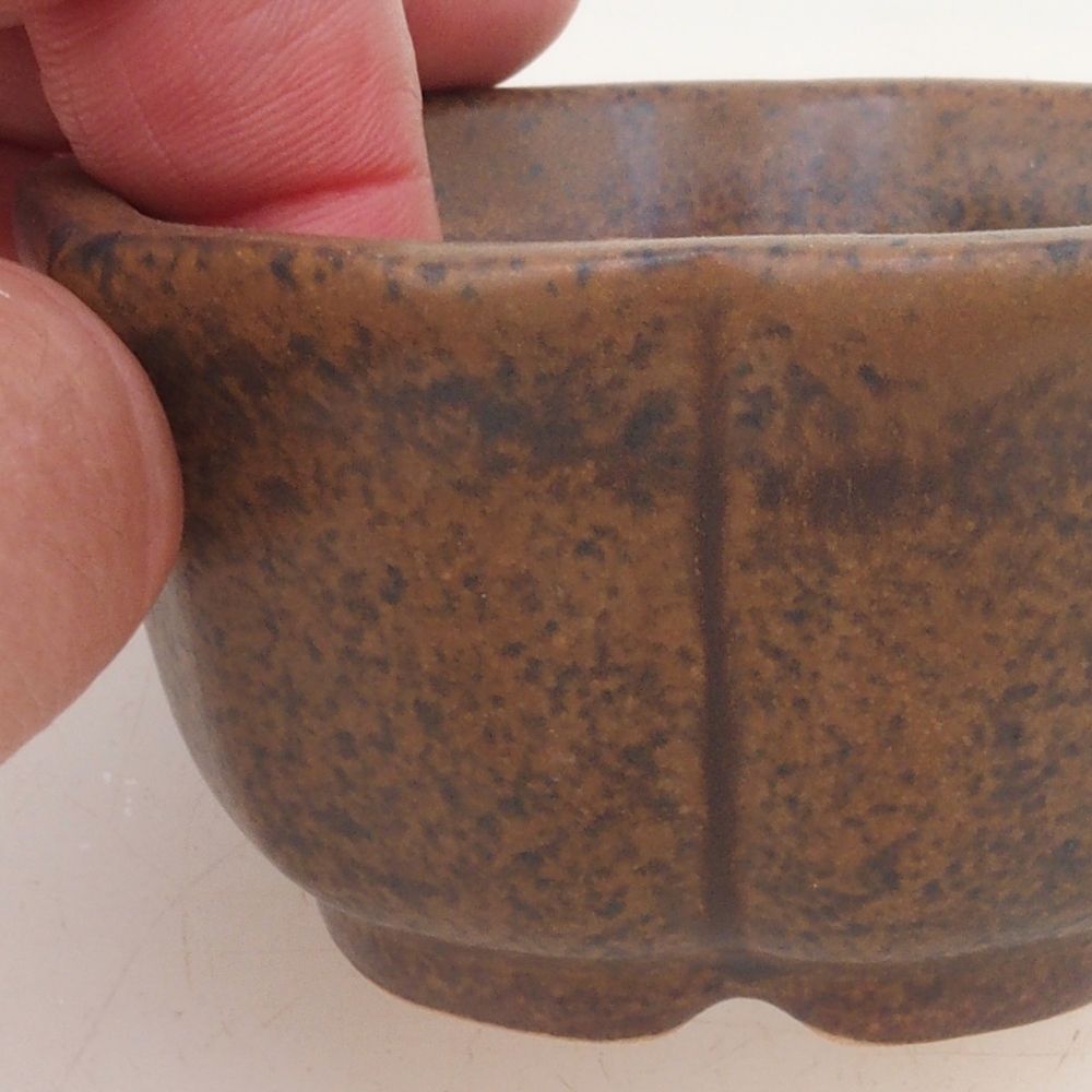 Bonsaischaal H95 - 7,5 x 7,5 x 4 cm - bruin