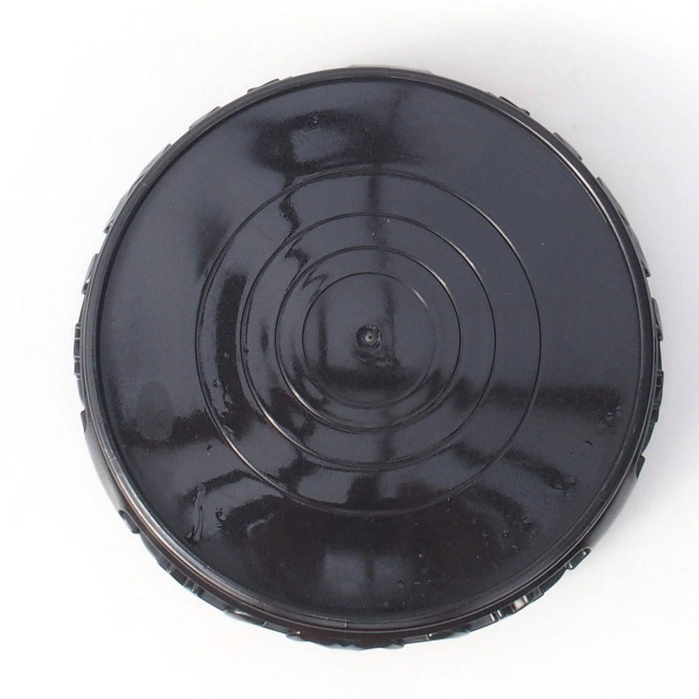 Kunststof bonsai tafel rond 21 x 21 x 5 cm, zwart