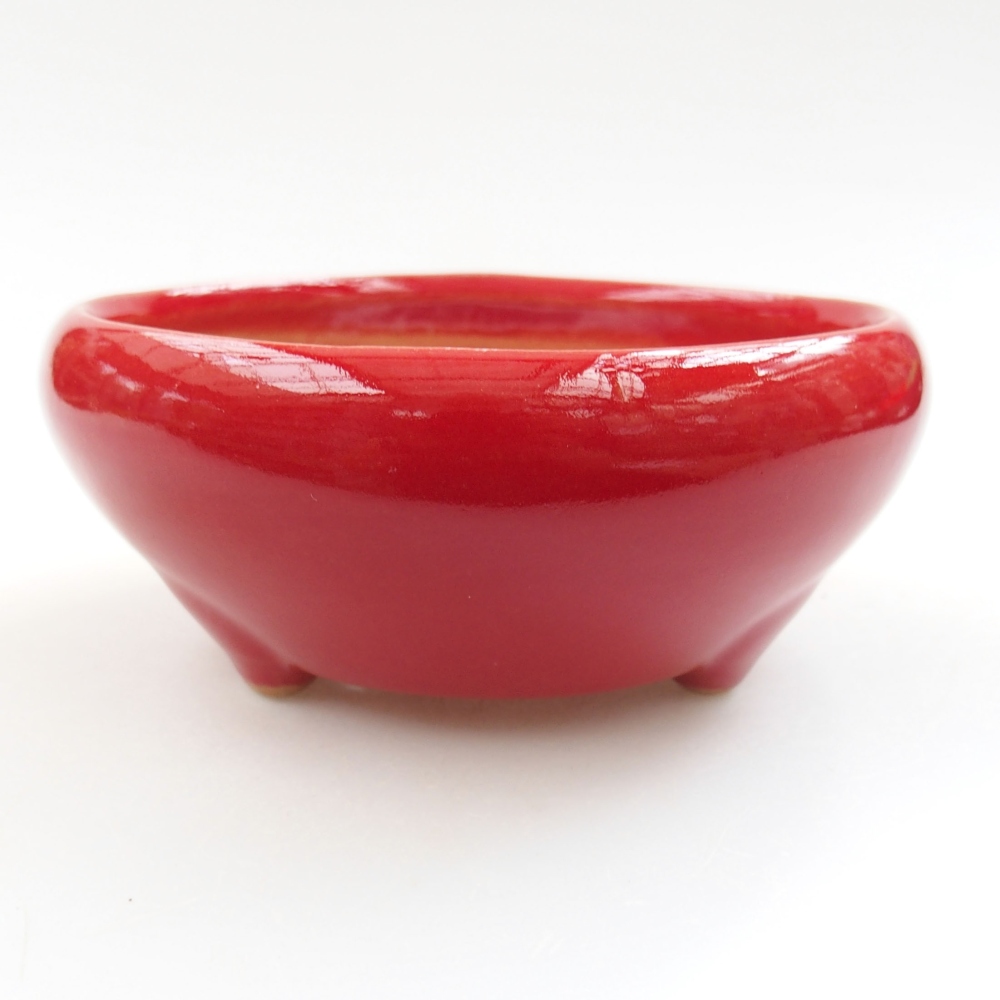 Bonsaischaal van keramiek 22 x 17 x 5 cm, groen