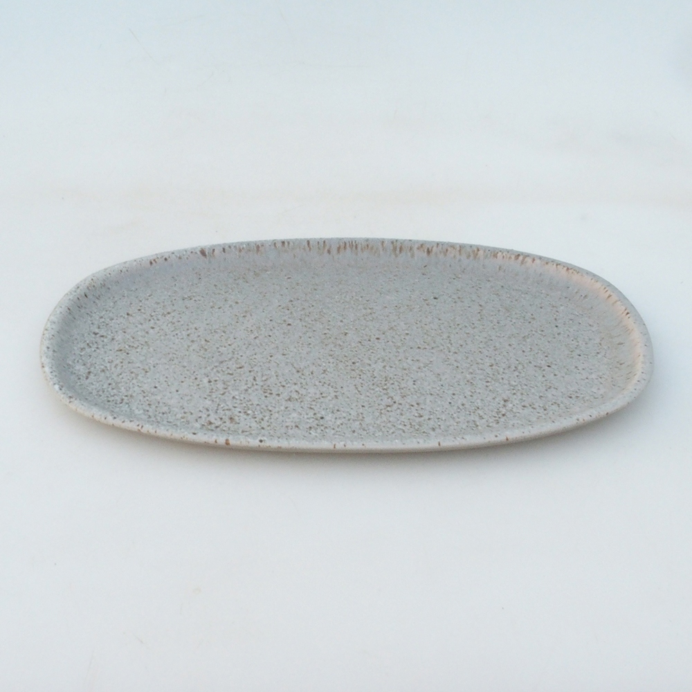 Keramische kom H15 -25 x 15 x 1 cm - beige