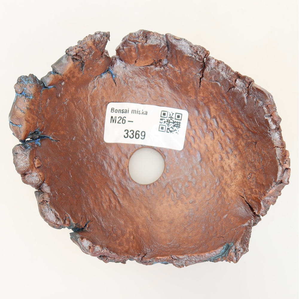 Keramische schaal 11,5 x 10 x 5,5 cm, kleur: blauw