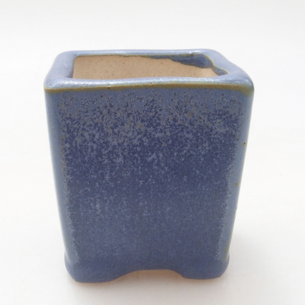 Mini bonsaischaal 4 x 4 x 4,5 cm, kleur blauw