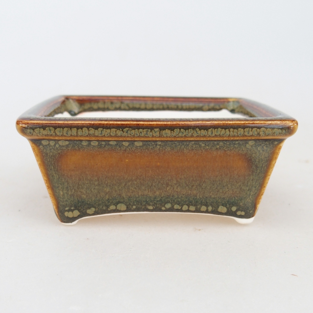 Mini bonsaischaal 7,5 x 6 x 3 cm, bruin