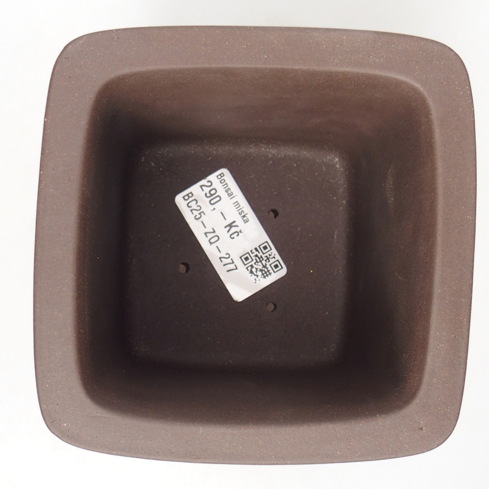 Kom 10,5 x 10,5 x 11,5 cm bruin