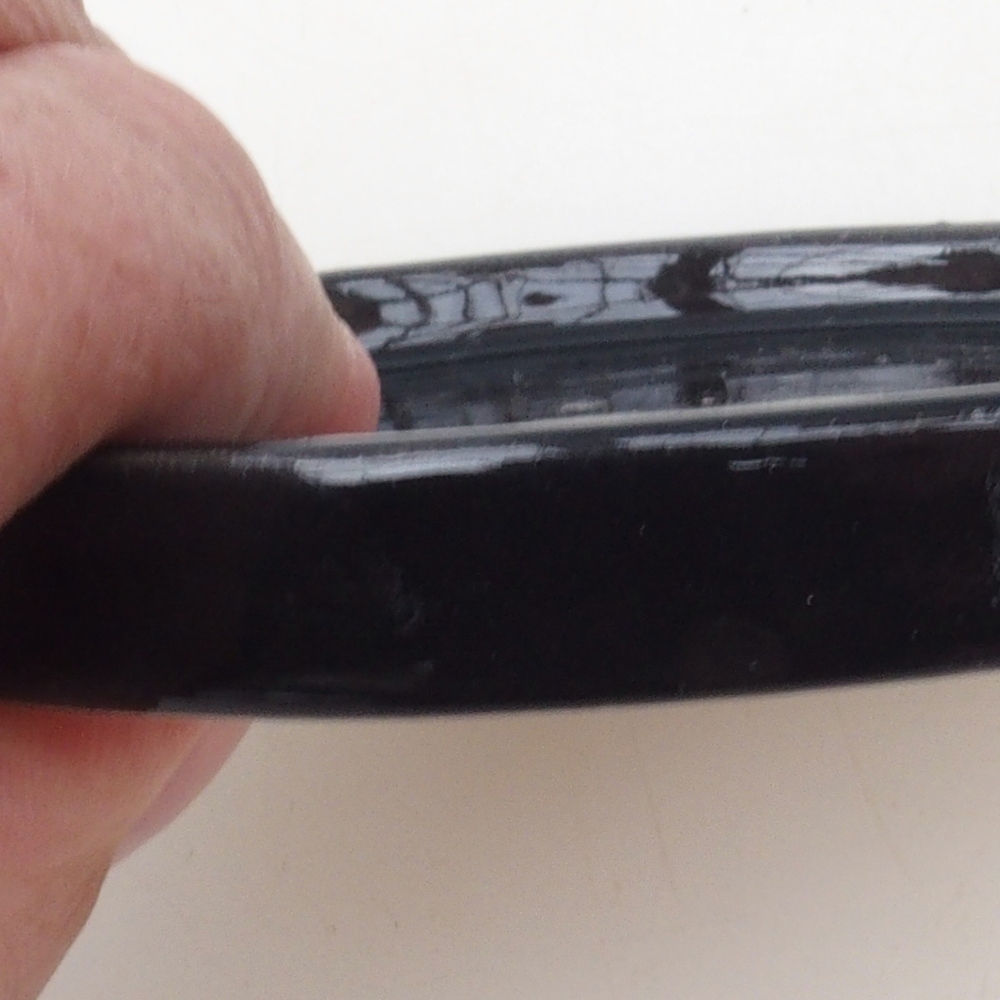 Ronde Bonsai Console D6-S - 10 x 10 x 1 cm - zwart