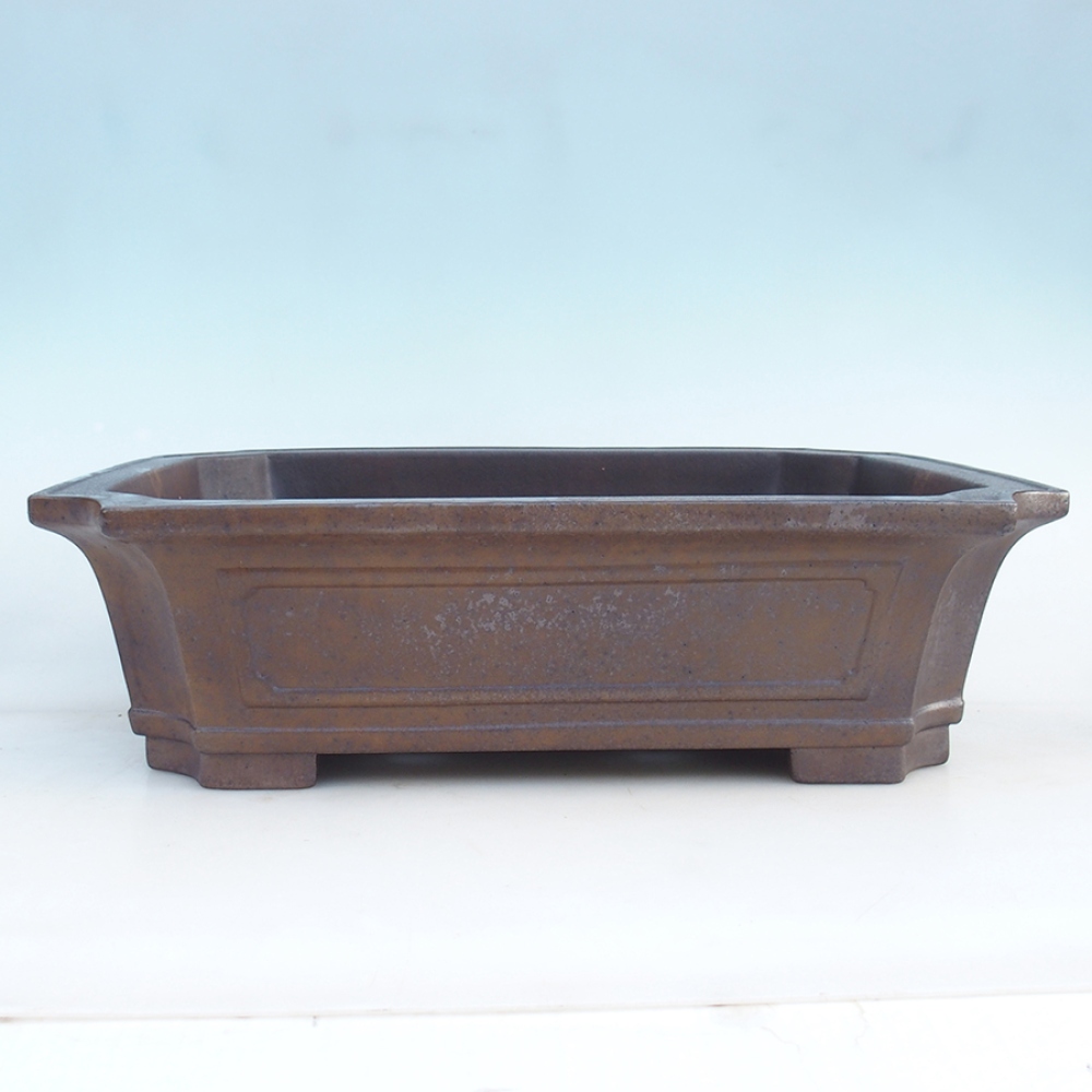 Schaal 48 x 38 x 13 cm bruin - UITSLUITEND PERSOONLIJK AFHALEN OF PALLETVERVOER