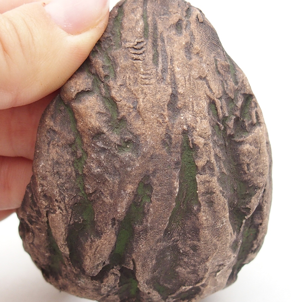 Keramische schaal 8 x 5,5 x 7 cm , kleur groen