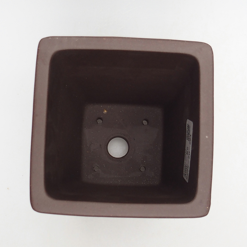 Kom 11 x 11 x 17 cm bruin