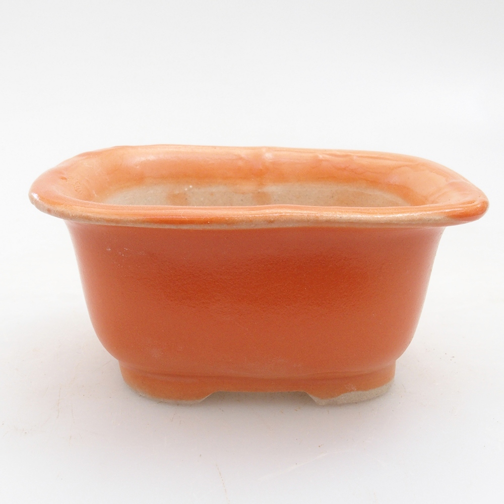 Mini bonsaischaal 7 x 6 x 3,5 cm, oranje