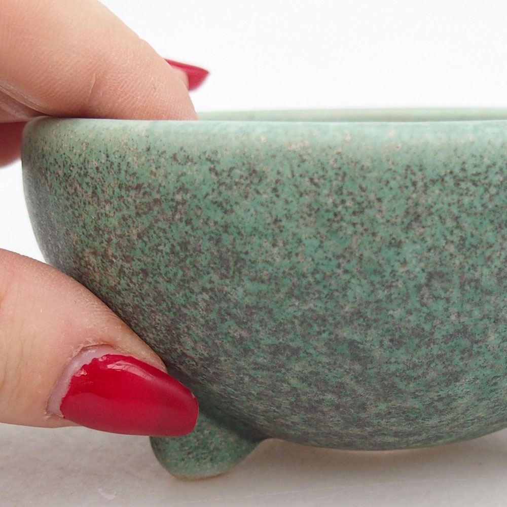 Bonsaischaal van keramiek 125 x 10 x 3 cm, bruin