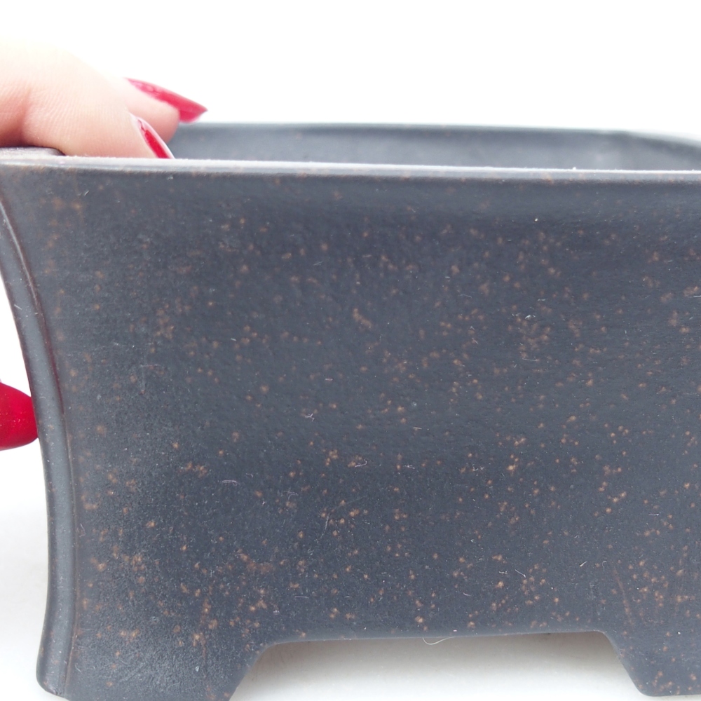 Kom 11 x 11 x 6 cm zwart