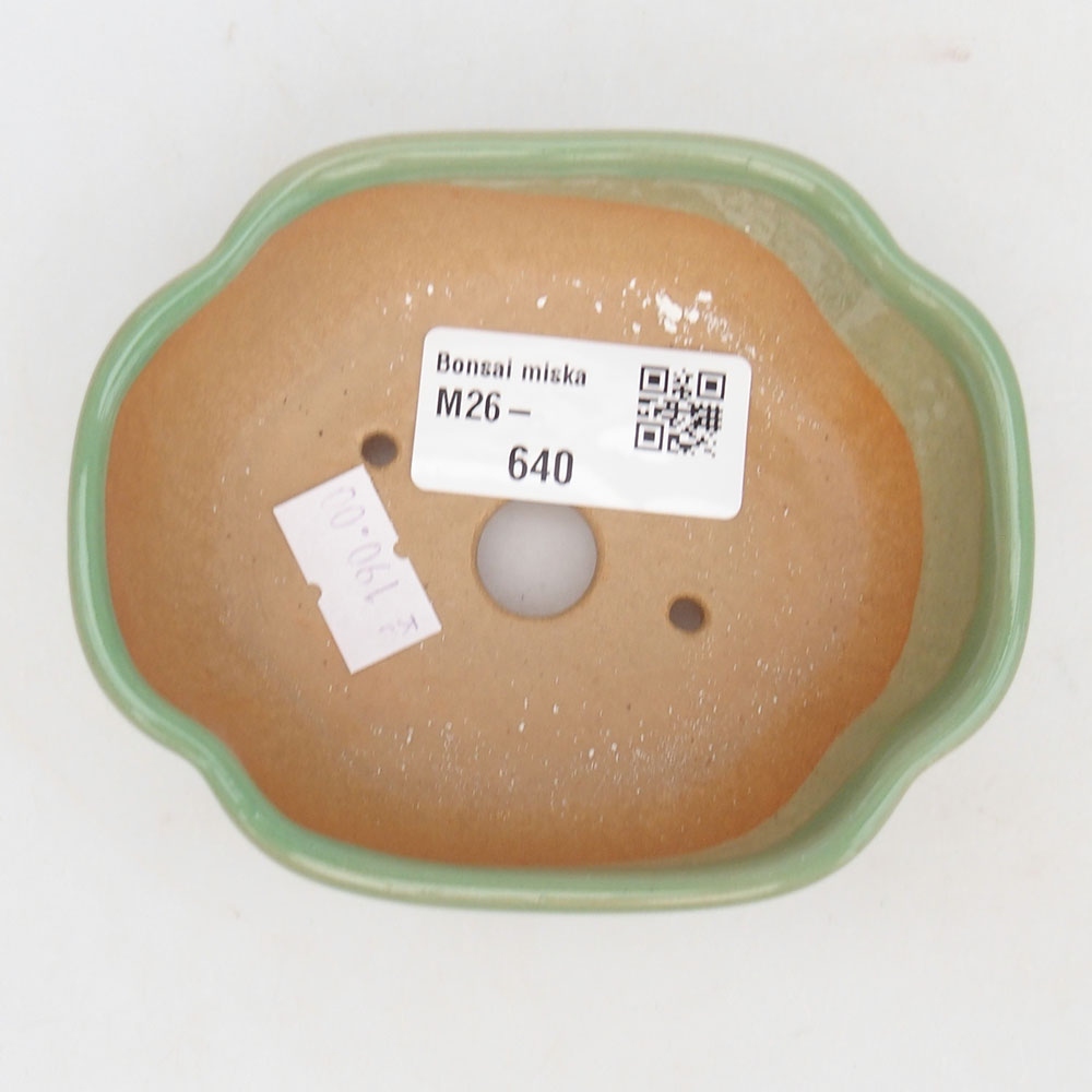 Bonsaischaal van keramiek 125 x 10 x 3 cm, bruin