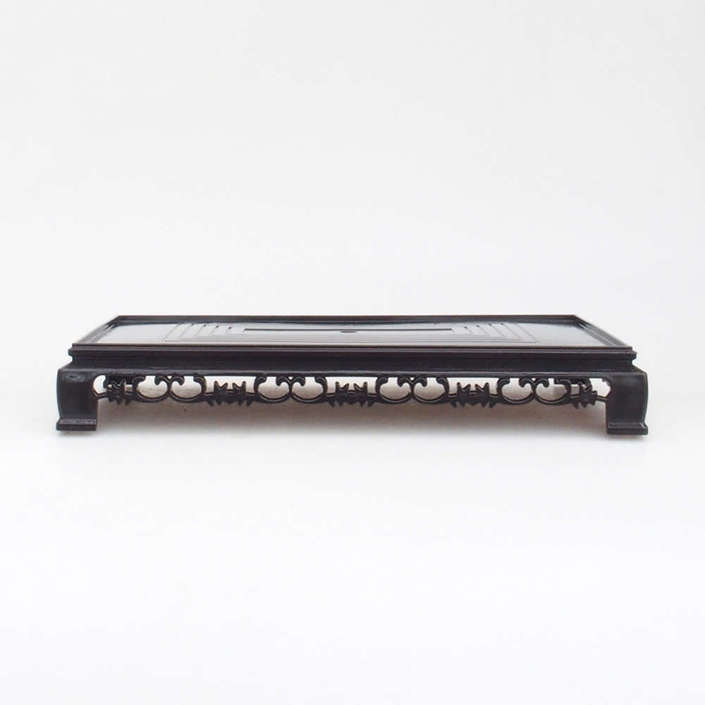 Bonsai tafel kunststof rechthoek 27 x 17,5 x 4 cm, zwart