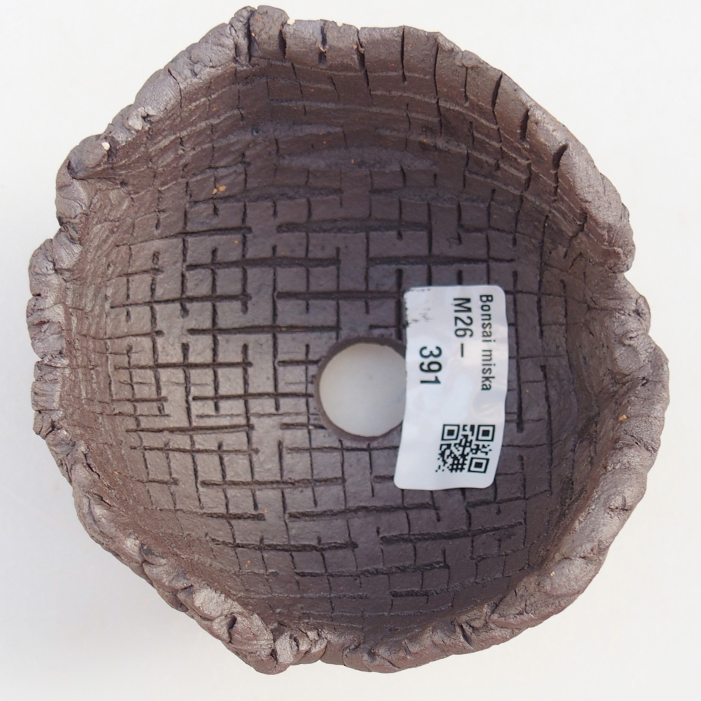 Keramische schelp 10 x 10 x 7,5 cm , metaalkleur