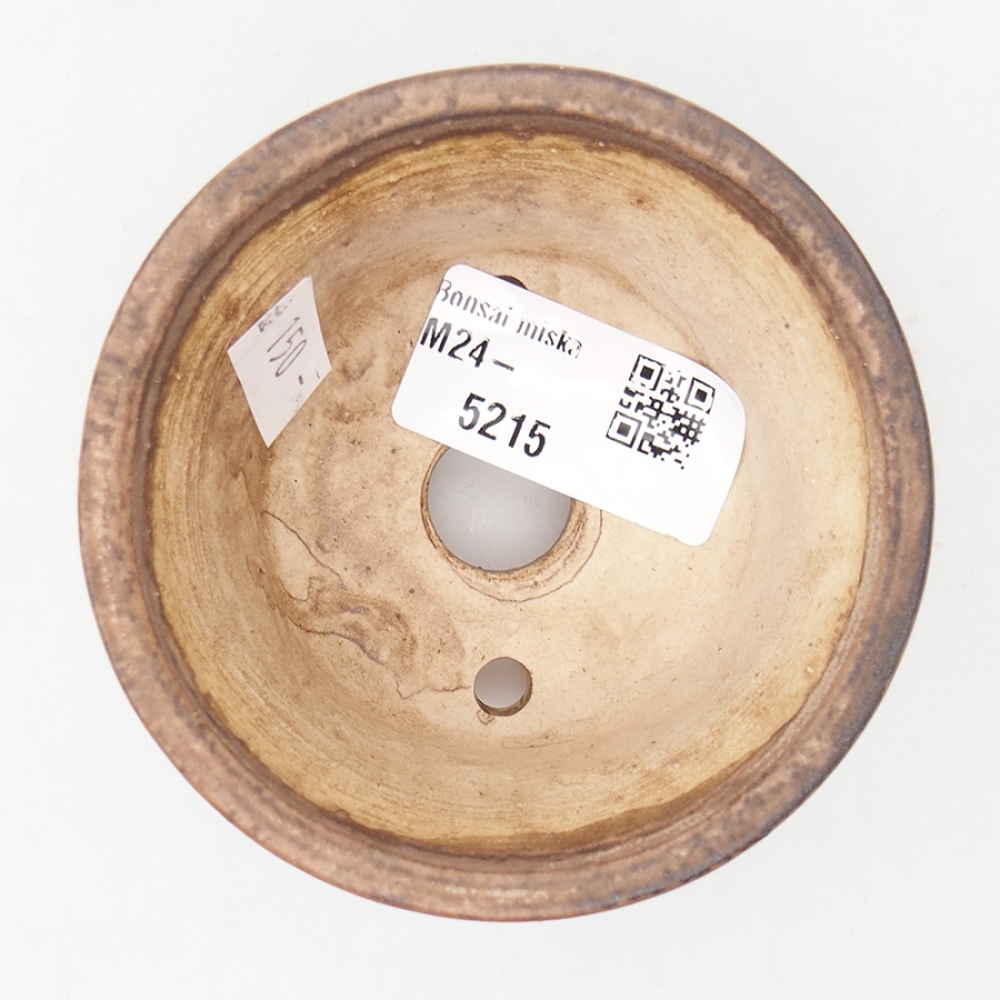 Bonsaischaal van keramiek 9 x 9 x 3,5 cm, roze