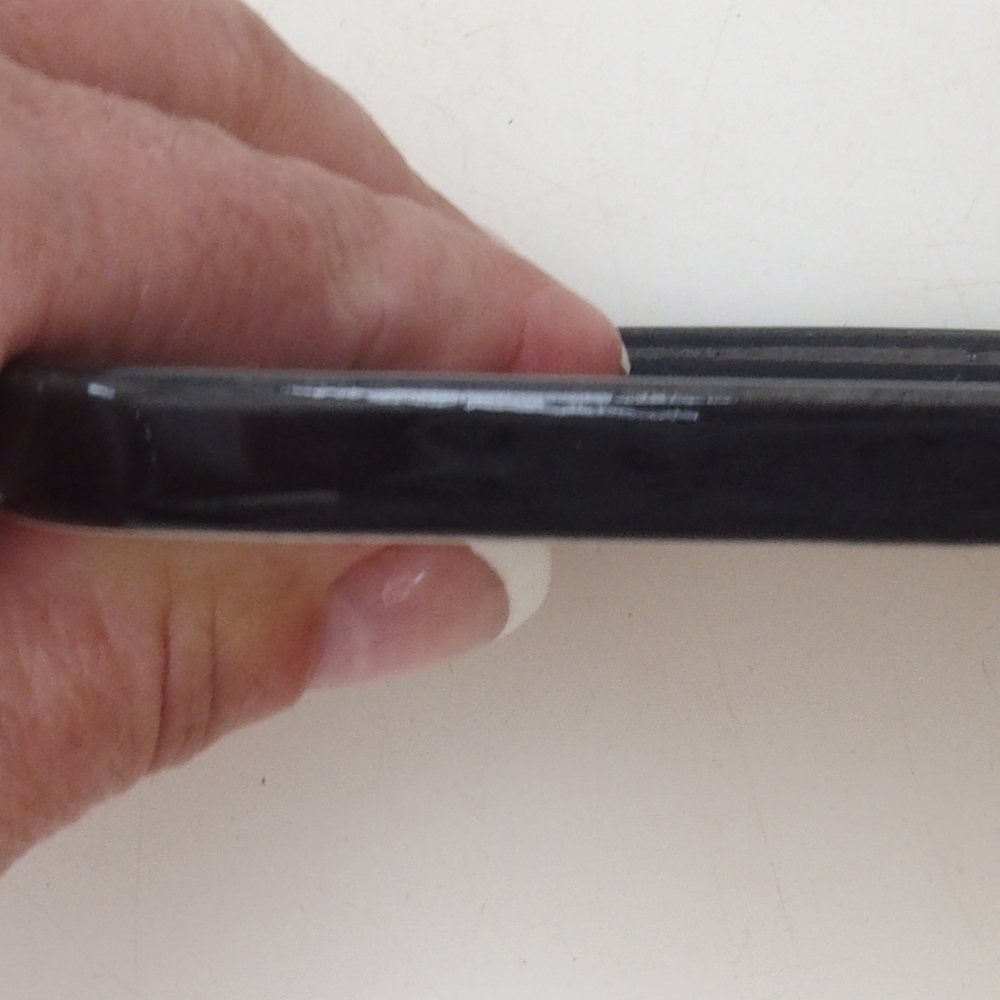 Bonsai schotel rechthoek 12,5 x 10 x 1 cm - zwart