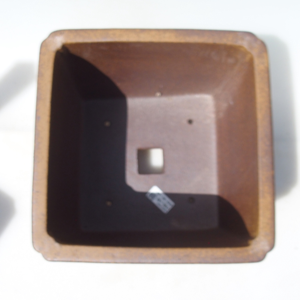 Schaal 27,5 x 27,5 x 22,5 cm metaalkleur
