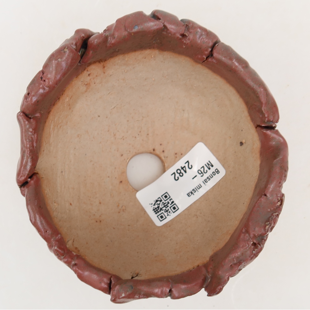 Keramische schaal  10,5 x 10,5 x 6 cm, kleur: roze