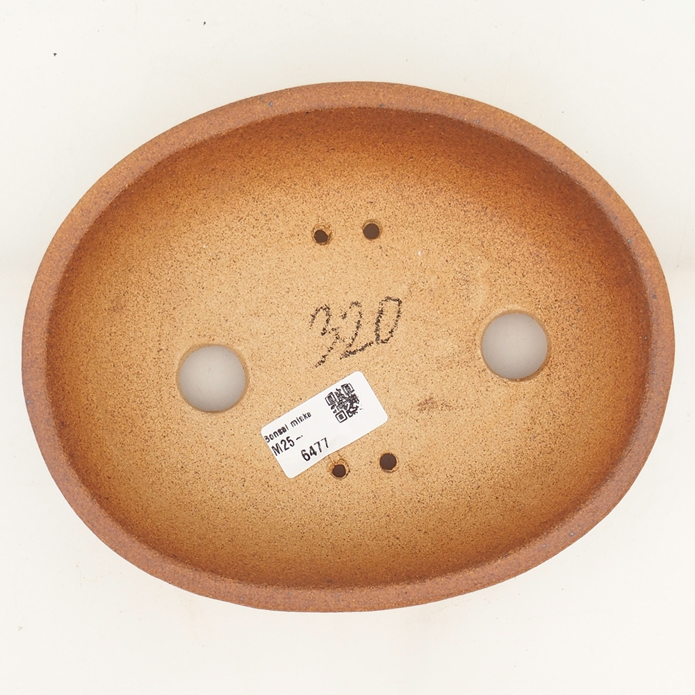 Bonsaischaal 20 x 16 x 5,5 cm , kleur bruin