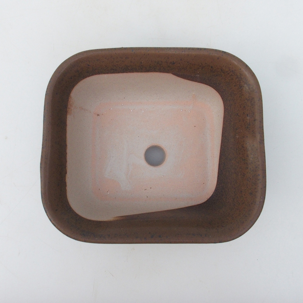 Bonsaischaal H37 - 14,5 x 13 x 6,5 cm - bruin