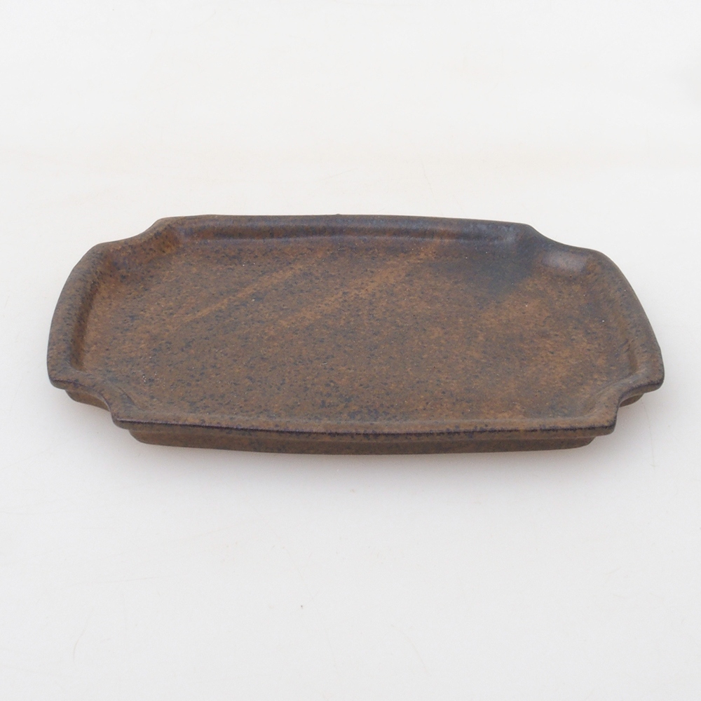 Keramische kom H17 -15,5 x 11 x 1 cm - bruin