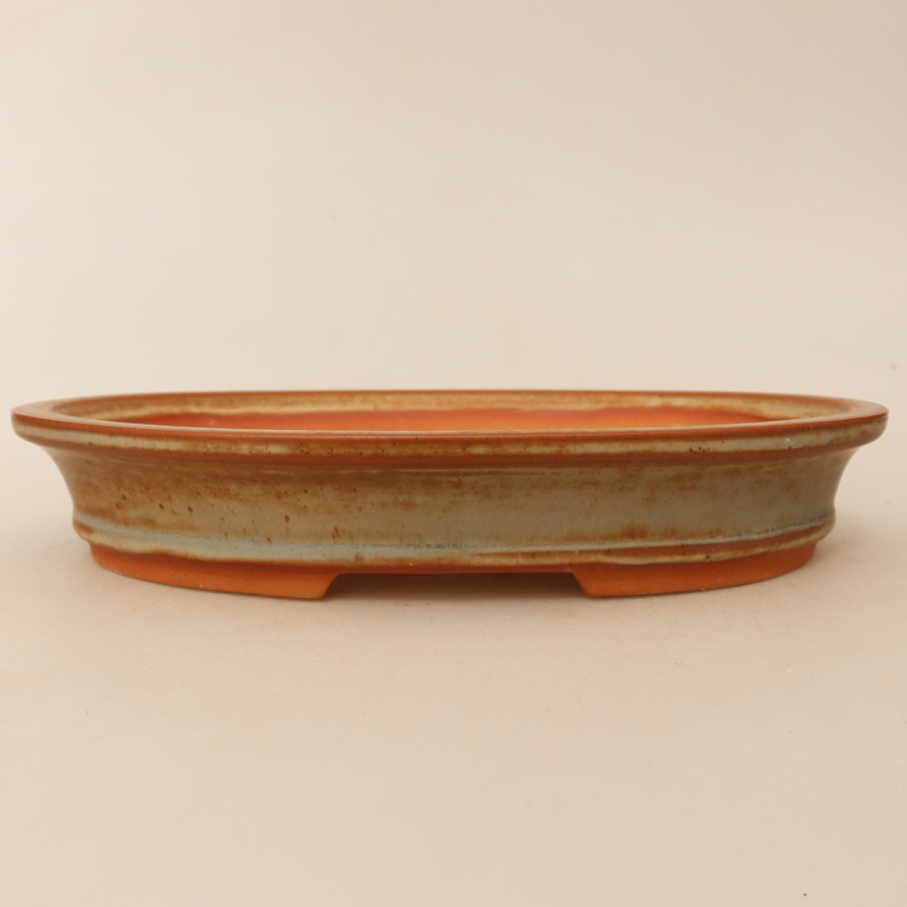 Keramische schaal  21 x 14,5 x 3,5 cm, kleur: beige
