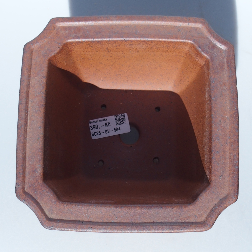 Kom 18 x 18 x 11,5 cm bruin