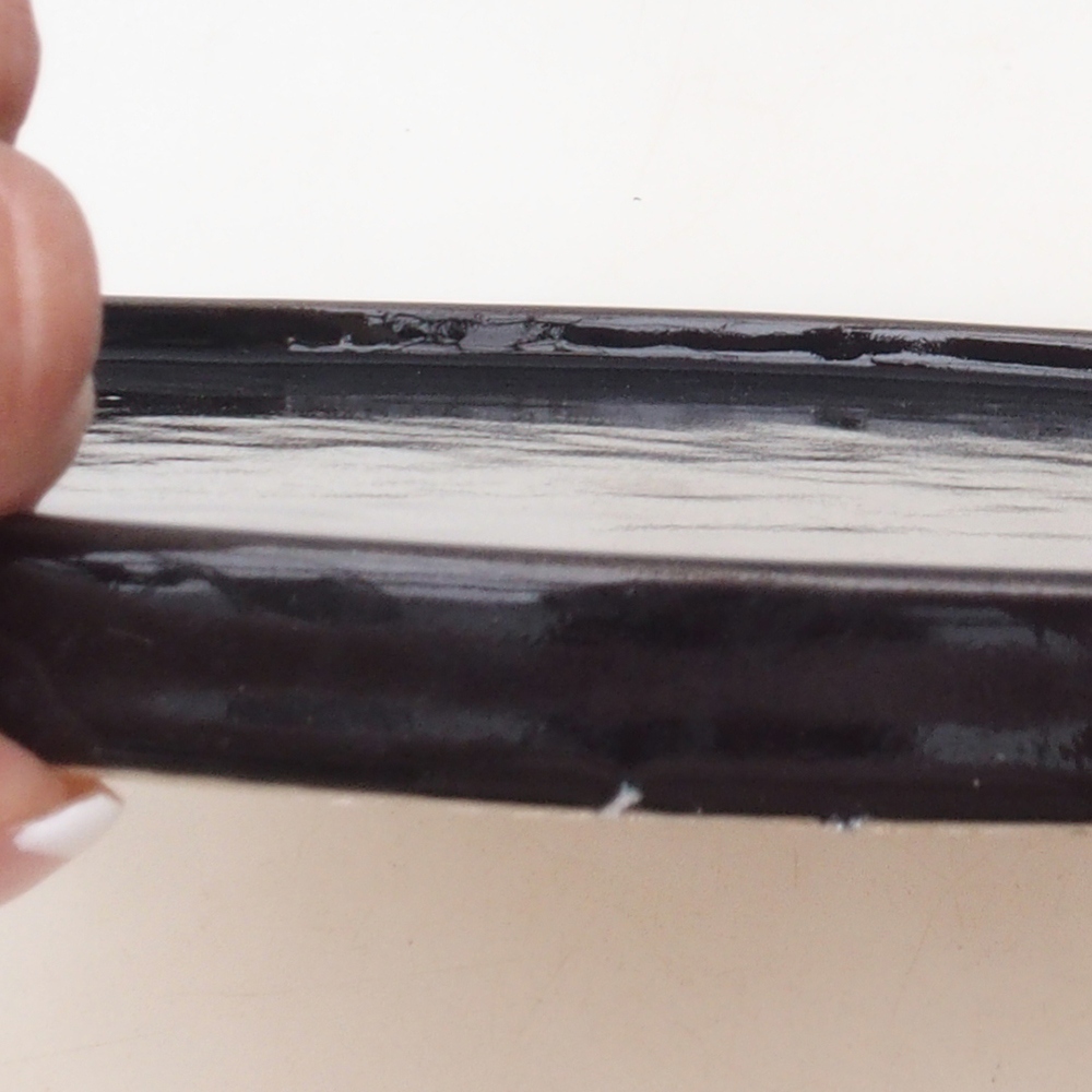 Ronde Bonsai Console D7-L - 28 x 28 x 1,5 cm - zwart