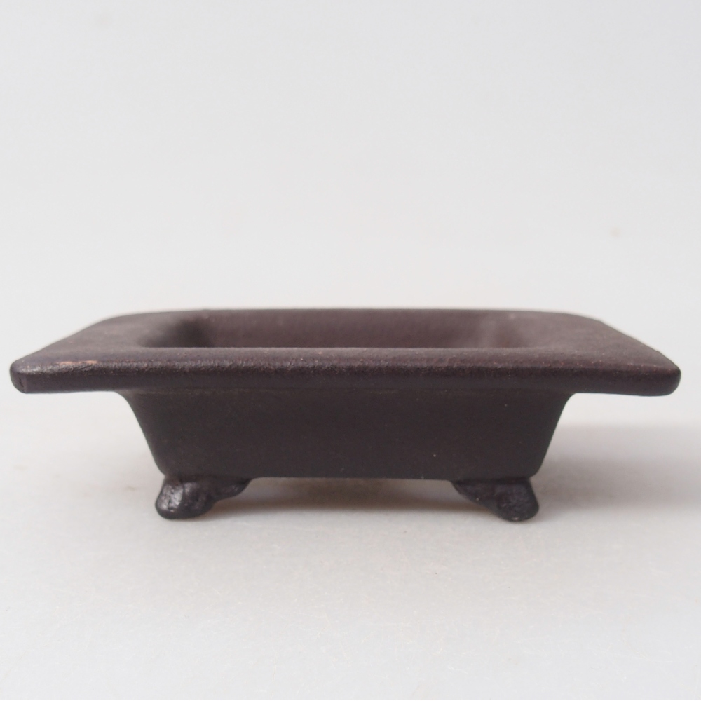 Mini bonsaischaal 9,5 x 6,5 x 3 cm, bruin