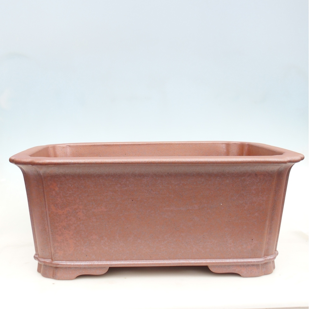 Bonsaischaal van keramiek 61,5 x 47,5 x 26 cm , metaalkleur - UITSLUITEND PERSOONLIJKE AFHAAL of transport per pallet